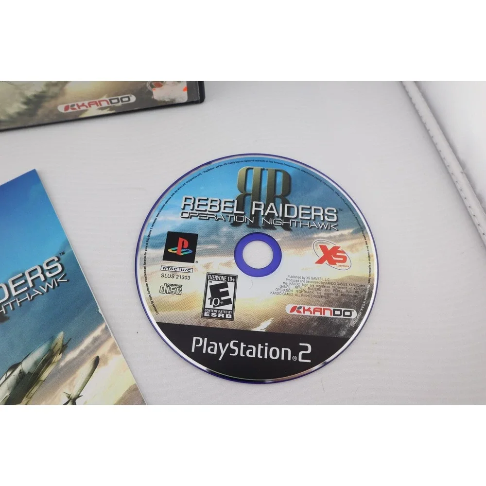 Rebel Raiders Operation Nighthawk Sony PlayStation 2 PS2 2006 CIB Complete Teste